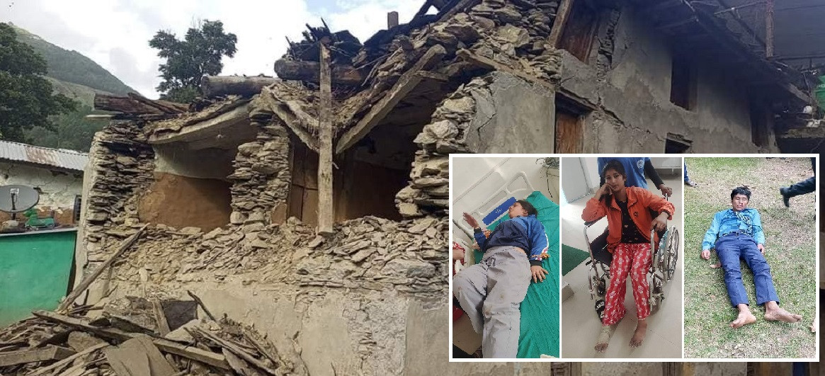 बझाङ भूकम्प अपडेट : ७ व्यक्ति घाइते, क्षतिको विवरण आउन बाँकी [तस्बिरहरु]